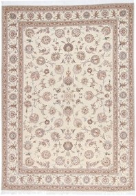 Tabriz Tappeto 360 x 260 Grigio (Iran) Annodato A Mano
