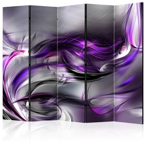 Paravento  Purple Swirls II [Room Dividers]  Colore Nero, Dimensioni e Misure 225x172