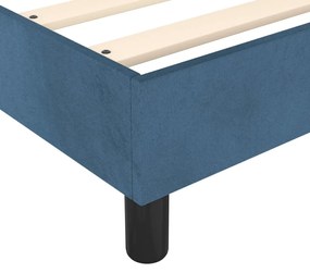 Giroletto Blu Scuro 90x190 cm in Velluto