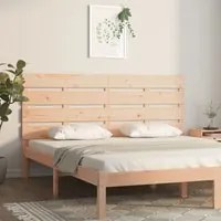 Testiera per Letto 120x3x80 cm in Legno Massello di Pino cod mxl 50807