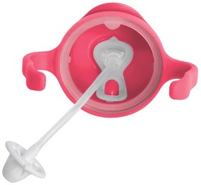 Tazza con cannuccia – lampone 240 ml