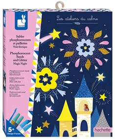 Sabbia fosforescente e glitter « Notte magica »
