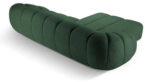 Divano angolare verde (con penisola a sinistra) Diana – Micadoni