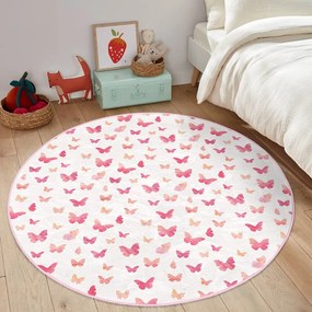 Tappeto rosa per bambini ø 100 cm Comfort - Mila Home