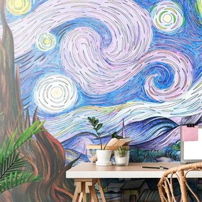 Carta da parati – Notte stellata di Vincent van Gogh