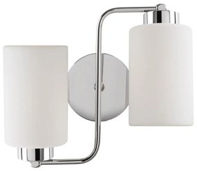 Lampada da parete bianca/argentata Balcova – Opviq lights