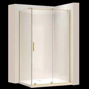 Cabina doccia REA Montana Gold Brush 130x90