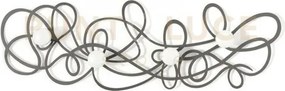 Appendiabiti da muro di design doodle fango