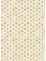 GP & J Baker Carta da parati Court Buttons - Pink/ Green