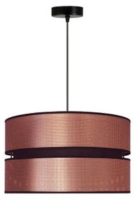 Duolla - Lampadario a sospensione con filo COPPER SHINY 1xE27/15W/230V diametro 40 cm rame/nero