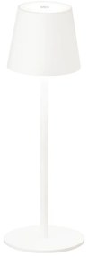 Lampada da tavolo dimmerabile a LED bianchi con sensore di movimento e paralume in metallo (altezza 38 cm) Tropea - Fischer &amp; Honsel