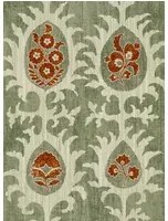 Lewis & Wood Carta da parati Tribal - Limpopo Green