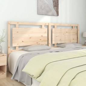 Testiera Per Letto 205,5x4x100 Cm İn Legno Massello Di Pino /