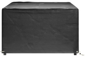 Copri mobili giardino 2pz 8 occhielli 180x122x75cm rettangolare