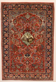 Kashan Tappeto persiano 140 x 200 (Iran) Annodato A Mano