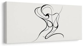 Quadro su tela – Curve artistiche di donna