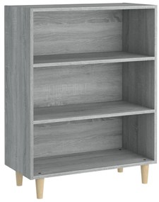 Credenza grigio sonoma 69,5x32,5x90 cm in legno multistrato