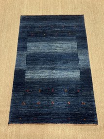 Loribaft Tappeto persiano 130 x 80 Blu (Iran) Annodato A Mano