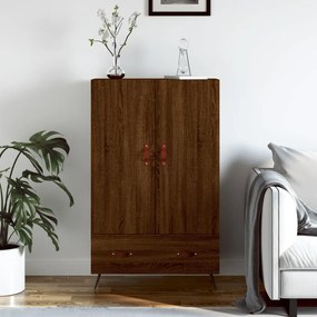 Credenza Rovere Marrone 69,5x31x115 Cm İn Legno Multistrato /