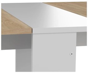 Tavolo da pranzo pieghevole con piano in rovere 76x28 cm Papillon - TemaHome