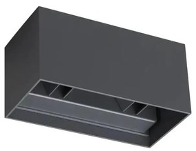 Ideal Lux - Applique a LED da esterno ATOM LED/25W/230V IP54 antracite