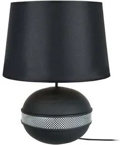 Tosel  Lampade d’ufficio lampada da soggiorno tondo metallo nero, alluminio nero  Tosel