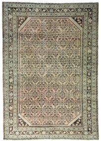 Hamedan Tappeto 200x290 Rosso (Iran) Annodato A Mano