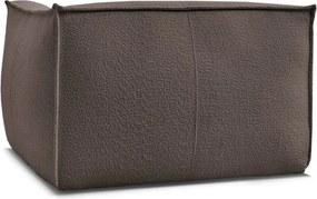 Poltrona marrone con rivestimento in bouclé Giorgia – Bobochic Paris