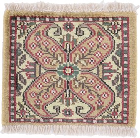 Agra Tappeto orientale 30x30 (Indian) Annodato A Mano