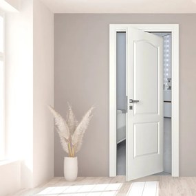 Porta interna rototraslante Empire in MDF colore bianco, L 70 x H 210 cm, apertura reversibile