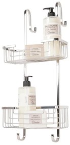 Organizer per doccia per soffione doccia Top line inox lucido