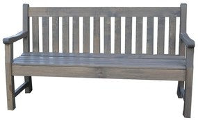 Panchina da giardino in legno grigio London - Rojaplast