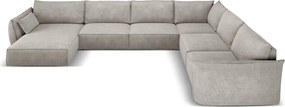 Divano angolare grigio chiaro (angolo destro) Vanda - Mazzini Sofas