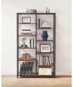 Libreria NAVARO marrone/nera