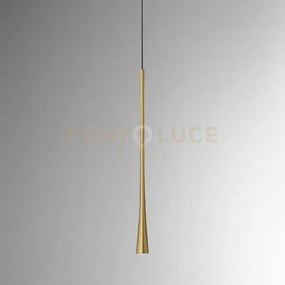 Dafne s/g - sospensione oro in alluminio a led 213lm 3000k 7w