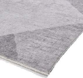 Tappeto in grigio chiaro in misto cotone lavabile 122x170 cm Whisper – Think Rugs