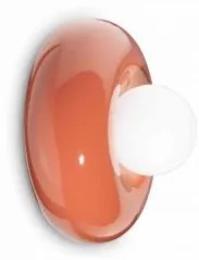 Applique diffusore vetro opalino bumbum arancio pokè c2750(apo)