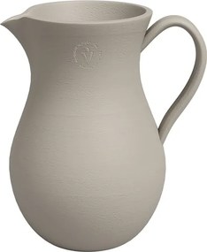 Vaso in ceramica beige fatto a mano (altezza 30 cm) Harmonia - Artevasi