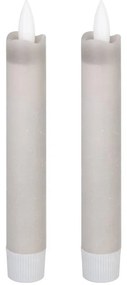 Eglo 422223 - SET 2x LED Candele ANTANABE LED/1xAAA 15 cm grigio