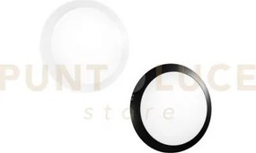 Plafoniera alyce nera in plastica anti uv antincendio con alloggio ...