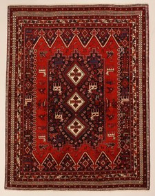 Afshar Tappeto persiano 170x220 (Iran) Annodato A Mano