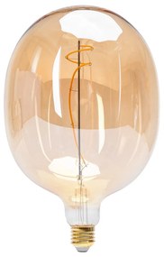 Lampadina Led Balloon Vintage a Filamento E27 4W decorativa Bianco caldo 1800K Aigostar