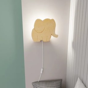 Applique per bambini SAFARI 1xE14/10W/230V elefante