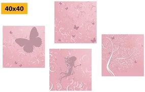 Set di quadri – Fata fiabesca