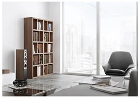 Libreria marrone effetto noce 70x198 cm Berlin - TemaHome