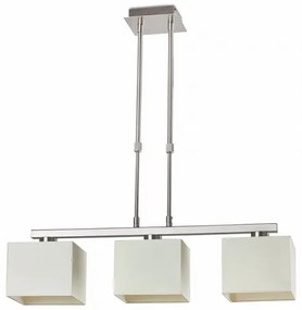 Faro - Indoor -  Thana SP 3L  - Lampadario con tre luci e paralumi quadrati