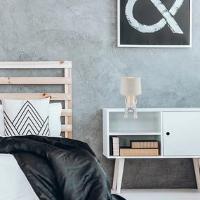 Rabalux 74218 - Lampada da tavolo SMURFY 1xE14/40W/230V bianco