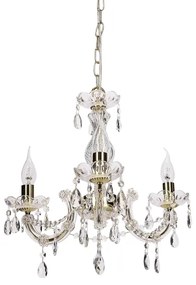 Lampadario a sospensione con catena MARIA TERESA 3xE14/40W/230V