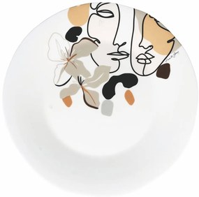 Piatto da portata in ceramica, ø 35 cm Face to Grey - VDE Tivoli 1996