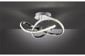 Lampadario da soffitto dimmerabile a LED ABRO LED/26W/230V cromo lucido